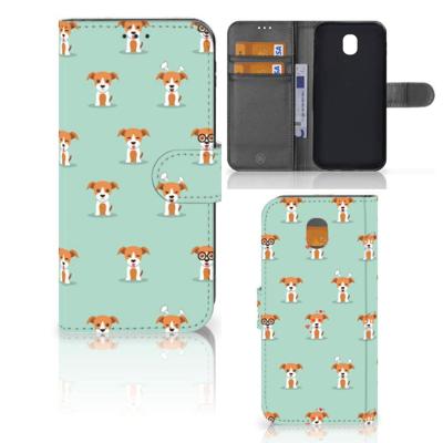Samsung Galaxy J5 2017 | Telefoonhoesje | Met pasjeshouder | Pups