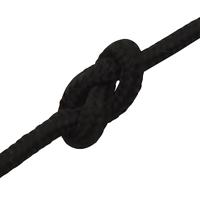 VidaXL Werktouw 5 mm 25 m polyester zwart - thumbnail