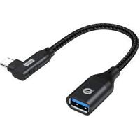 Conceptronic ABBY19B tussenstuk voor kabels USB-C USB-A Zwart - thumbnail