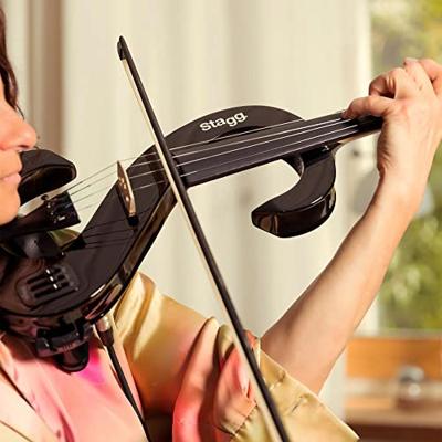 Stagg EVN 4/4 BK elektrische viool zwart