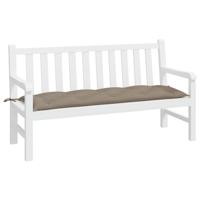 VidaXL Tuinbankkussen 150x50x7 cm oxford stof taupe - thumbnail