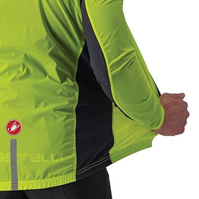 Castelli Squadra stretch fietsjack groen/geel heren S