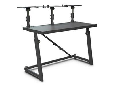 Gravity FDJT 01 dj- & studiomeubel met speaker & laptop trays