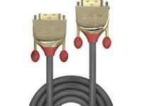 Lindy 36215 10m DVI-D DVI-D Goud, Grijs DVI kabel - thumbnail