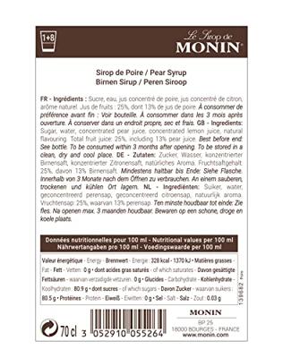 Monin siroop peer (700 ml)