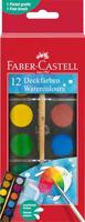 Faber Castell Waterverfdoos 12 kleuren (diameter 24cm) - thumbnail