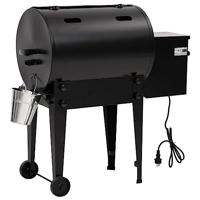 VidaXL Pelletbarbecue 94 cm ijzer zwart - thumbnail