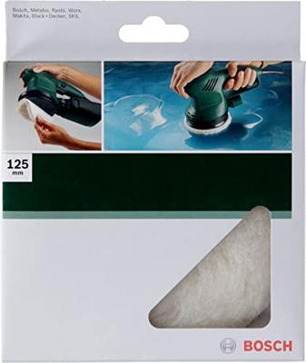 Bosch Accessories 2609256049 Lamswolschijf voor excentrische schuurmachine, 125 mm klittenband 1 stuk(s)