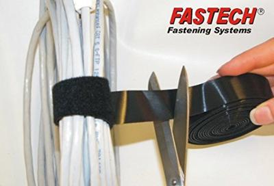 FASTECH® 695-330-Bag Klittenband Om te bundelen Haak- en lusdeel (l x b) 5000 mm x 25 mm Zwart 5 m