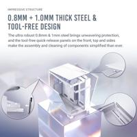 ATX Semi-toren BehuizingAntec C8 Wit - thumbnail