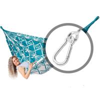 hangmat met bevestiging - 400cmxcm - - 200kgkg draagkracht- 100% katoen - binnen & buiten - thumbnail