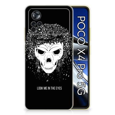 Silicone Back Case Xiaomi Poco X4 Pro 5G Skull Hair Silicone Back Case Xiaomi Poco X4 Pro 5G Skull Hair