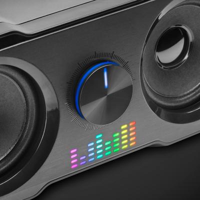 Dankzij de draagbare Bluetooth-luidsprekers Mars Gaming MS22 35W Zwart 35 W 4 W - thumbnail
