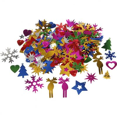 Creativ Company Pailletten, afm 8-50 mm, sterke kleuren, 35 gr/ 1 doos