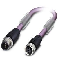 Phoenix Contact 1507531 Sensor/actuator dataconnector, geassembleerd M12 Aantal polen (sensoren): 5 Stekker, recht, Bus, recht 0.50 m 1 stuk(s) - thumbnail