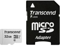 Transcend Premium 300S microSDHC-kaart 32 GB Class 10, UHS-I, UHS-Class 1 Incl. SD-adapter - thumbnail