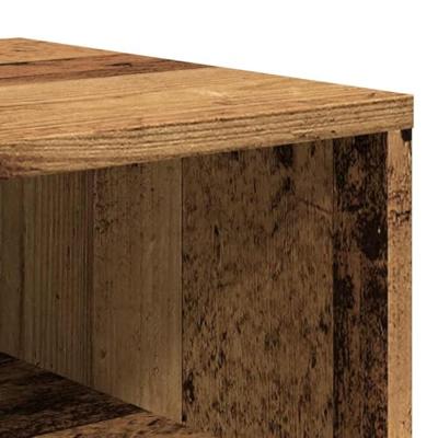 Tv-meubel 150x33,5x45 cm bewerkt hout oud houtkleurig