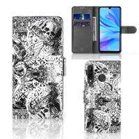 Telefoonhoesje met Naam Huawei P30 Lite (2020) Skulls Angel - thumbnail