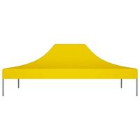 VidaXL Partytentdak 270 g/m² 4x3 m geel - thumbnail