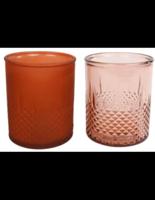 Vaas diamond glas l9b9h10,5 cm a2 Van Manen - Van manen - thumbnail