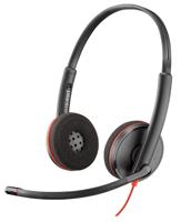 POLY Blackwire 3220 Headset Bedraad Hoofdband Oproepen/muziek USB Type-A Zwart - thumbnail