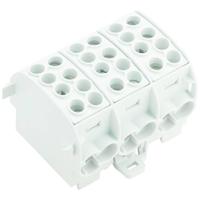 Weidmüller 1561740000 Verdeelblok Schroeven Lichtgrijs 2 stuk(s) - thumbnail