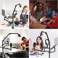 VIJIM LS21 Live Broadcast Stand met microfoon arm - thumbnail