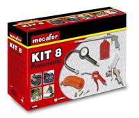 MECAFER Accessoires voor perslucht 8 stuks - thumbnail