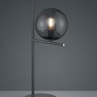 Trio TafellampPure 52cm antraciet met smoke - 502000142 - thumbnail