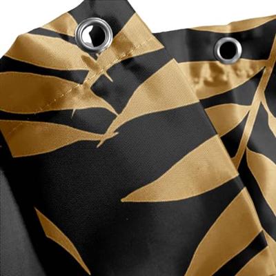 Wicotex douchegordijn 180x200 textiel Kelly zwart