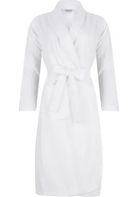 / Pasha dames Badjas Fleece/badstof - Witte sauna badjas - M - M - M - M - M - M - M - M - M - M - M - M - M - M - M - M - M - M -