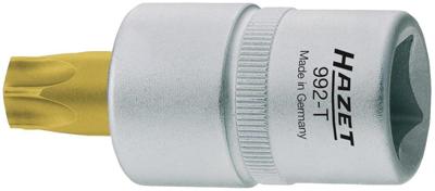 HAZET Dopsleutelbit 992-T27 · 1/2 inch (12,5 mm) vierkant hol · Binnen-TORX®-profiel · SW T27 HAZET Dopsleutelbit 992-T27 · 1/2 inch (12,5 mm) vierkant hol · Binnen-TORX®-profiel · SW T27