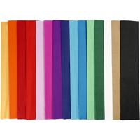 Creotime crêpepapier 250 x 50 cm 15 stuks multicolor - thumbnail