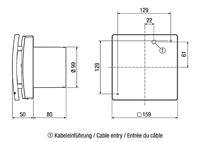 Maico Ventilatoren ECA 100 ipro F Wand- en plafondventilator 230 V 92 m³/h - thumbnail