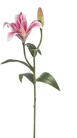 Emerald kunsttak lelie 56cm roze - thumbnail