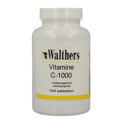 Walthers Vitamine C 1000 mg bioflav/rozenbottel 100 Tabletten