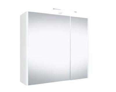 Best-Design "Happy" MDF Spiegelkast + Verlichting 60x60cm Wit