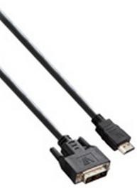Kabel HDMI naar DVI V7 V7E2HDMIDVID-02M Zwart 2 m
