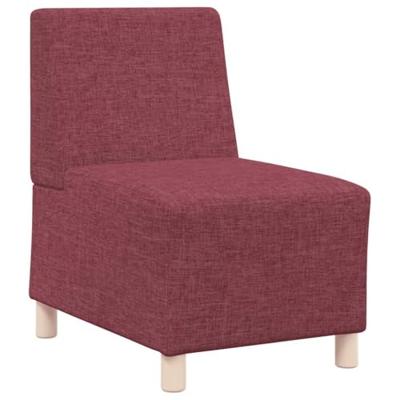 Fauteuil 55 cm stof wijnrood