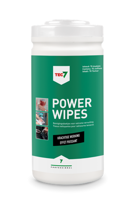 TEC7 POWERWIPES non-woven reinigingsdoekjes - 70st - dispencer