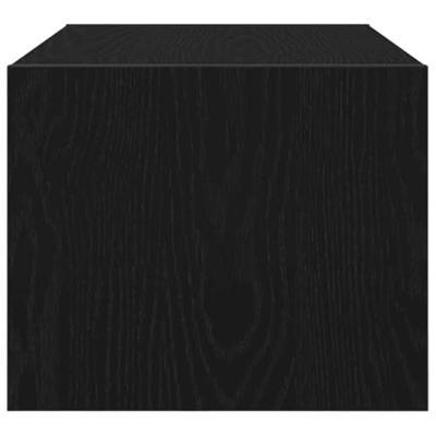 TV-meubel 60x31x25,5 cm spaanplaat zwart eikenkleurig TV-meubel 60x31x25,5 cm spaanplaat zwart eikenkleurig