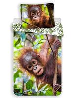 Sweet Home Dekbedovertrek Orang-oetang 140 x 200 cm 70 x 90 cm - Katoen - thumbnail
