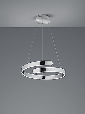 Trio Led hanglampParma chroom - R37071106
