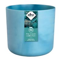 Elho bloempot ocean collection rond 18x17cm atlantisch blauw - thumbnail