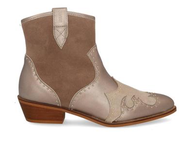 DWRS label Lyon Studs 8066 taupe taupe maat 38