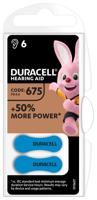 Duracell Easytab DA 675 gehoorapparaat batterijen, 10 verpakkingen à 6 stuks - thumbnail