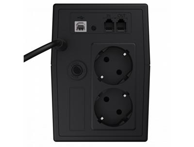 Green Cell UPS02 UPS Line-interactive 800 VA 480 W 2 AC-uitgang(en)