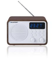 Draagbare radio met Bluetooth en USB BLAUPUNKT PP7BT, kleur: bruin hout/wit - thumbnail