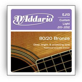 D&apos;Addario EJ13 snarenset voor akoestische western gitaar