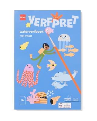 HEMA Waterverfboek met kwast